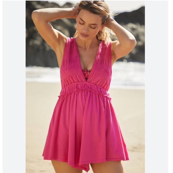 Brand New By Anthropologie Sleeveless Knit Romper - Picture 2 of 6